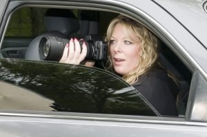 Private Investigator Female Camera Surveillance Shutterstock Taking Photos - Surveillance